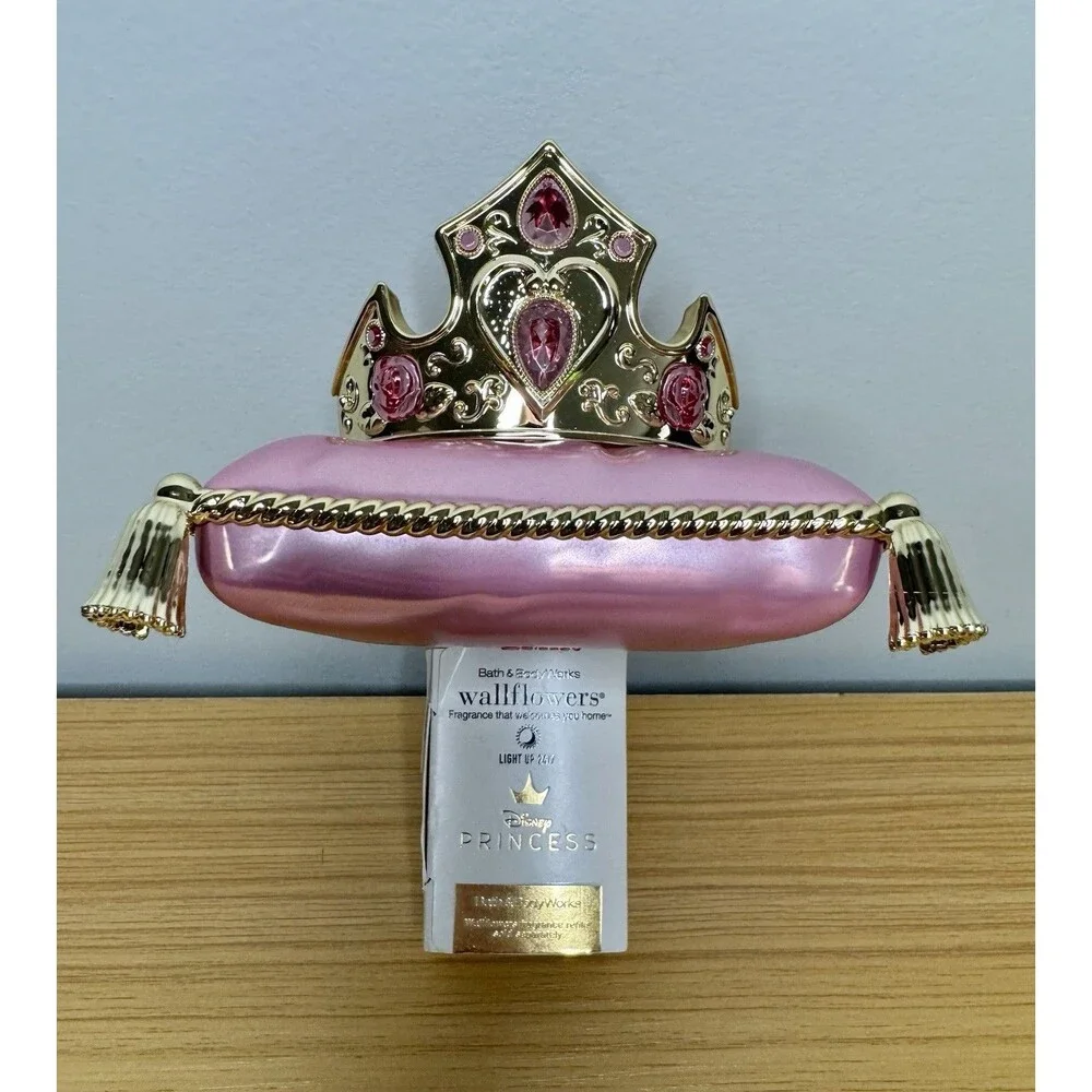 Bath & Body Works Disney Princess AURORA Crown Pillow Wallflower Plug Nightlight